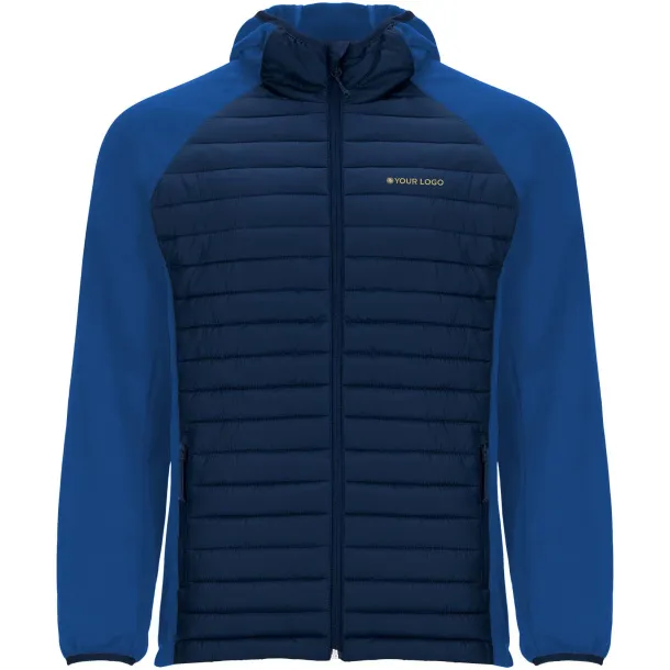 Minsk unisex hybrid insulated jacket - Roly Mornarski plava Royal blue
