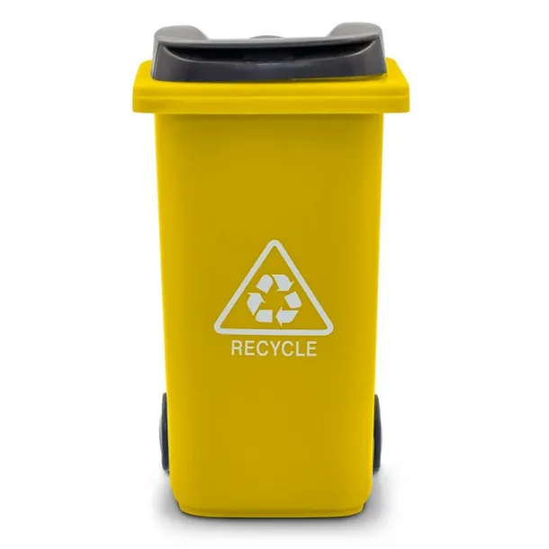 Erco Držač za olovke u obliku kante za smeće yellow