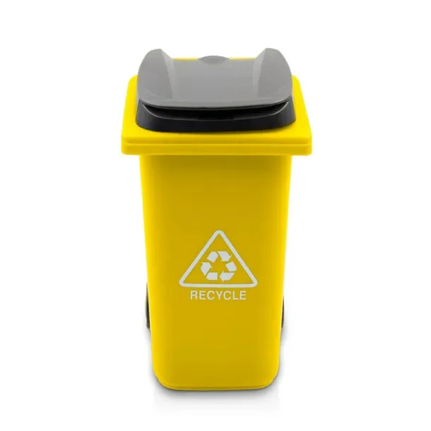 Erco Pen holder "trash container" yellow