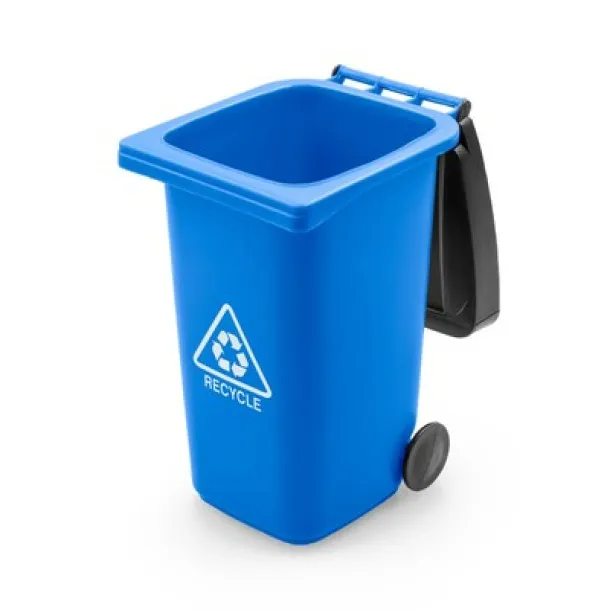 Erco Pen holder "trash container" blue