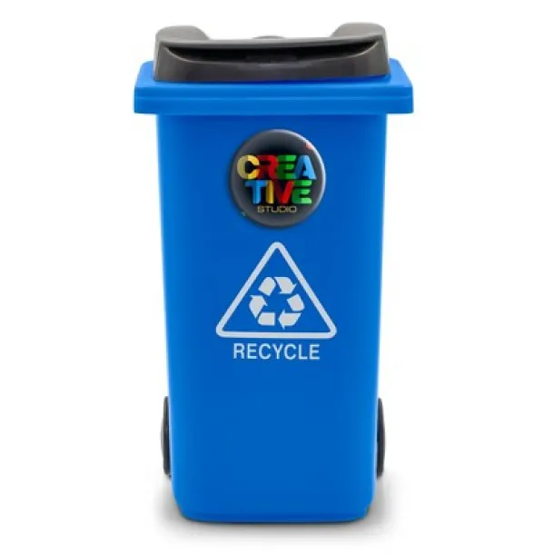 Erco Pen holder "trash container" blue