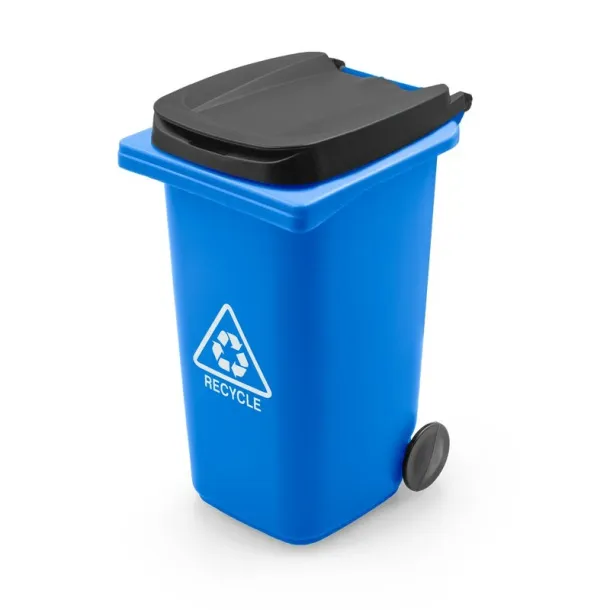 Erco Pen holder "trash container" blue