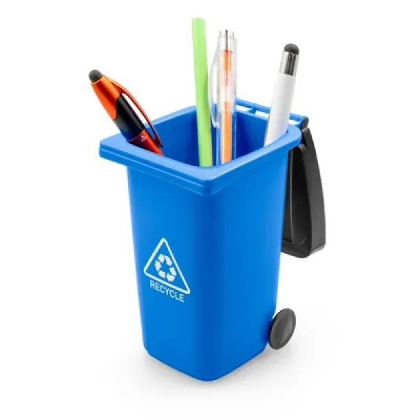 Erco Pen holder "trash container" blue