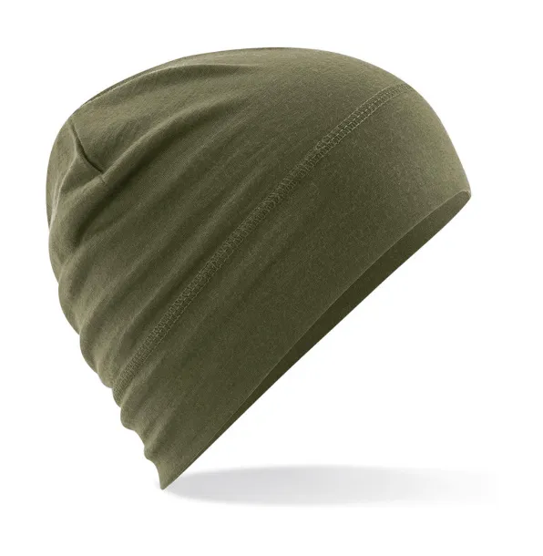  Merino Beanie - Beechfield Military Green