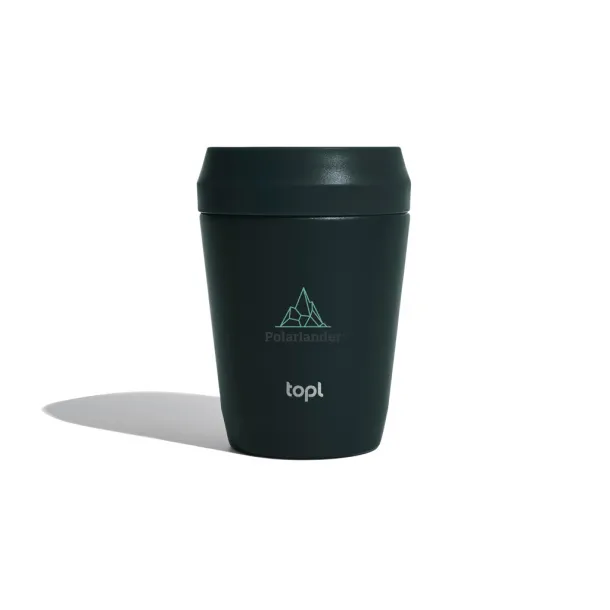  Topl Recycled Steel To Go Tumbler Patented 360 Lid 235ml - Topl Siva