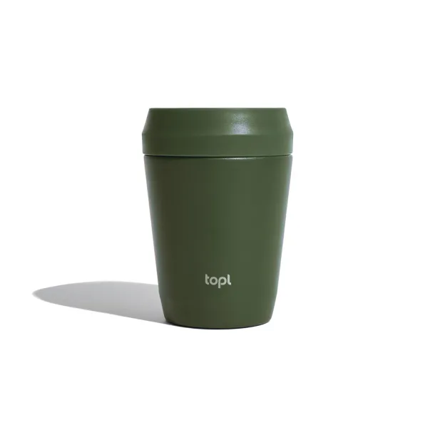  Topl Recycled Steel To Go Tumbler Patented 360 Lid 235ml - Topl 45533C
