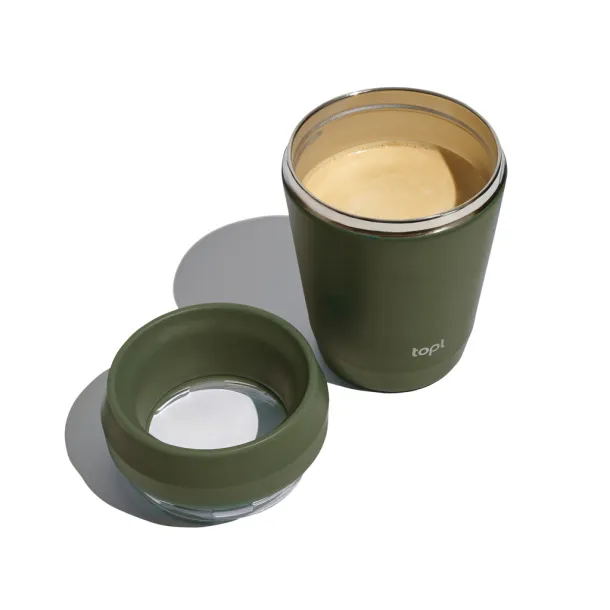  Topl Recycled Steel To Go Tumbler Patented 360 Lid 235ml - Topl 45533C