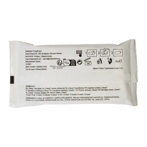 Clewip wet wipes White