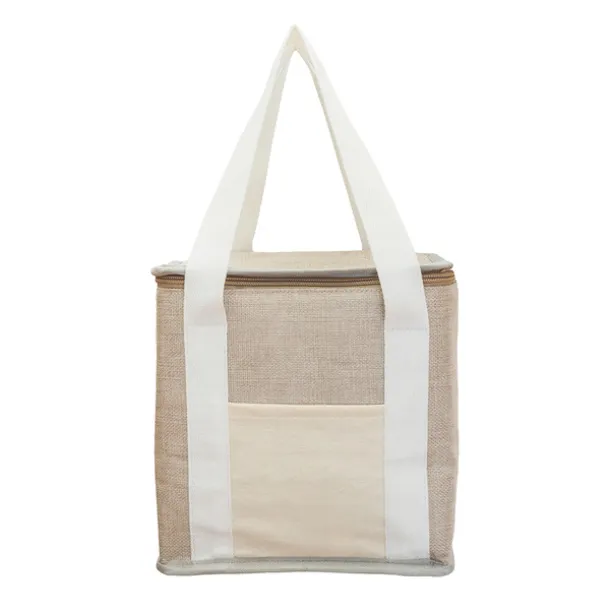 LONI insulated juta lunch bag Beige