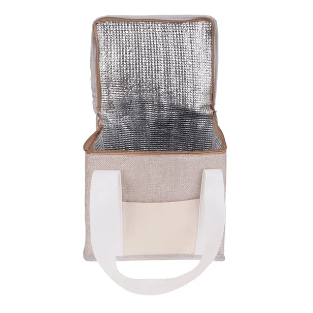 LONI insulated juta lunch bag Beige