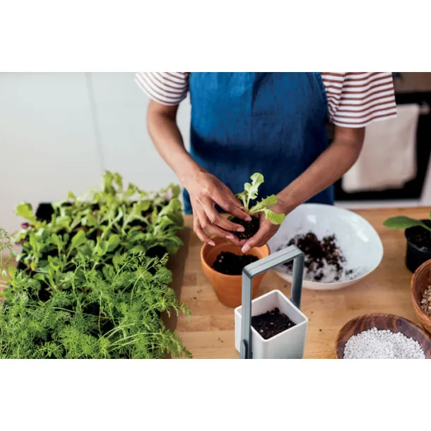 LUSHLET Unutarnji vrt s LED rasvjetom Bijela