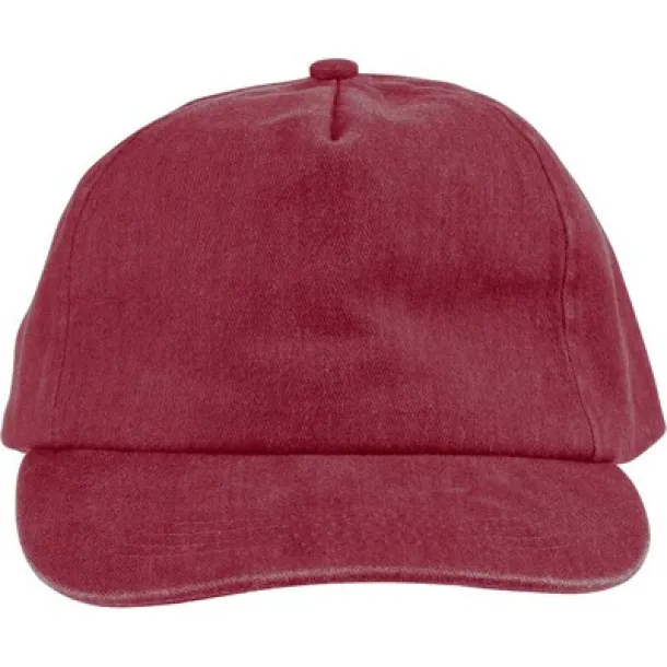  Cap made from cotton 240 gsm burgundy