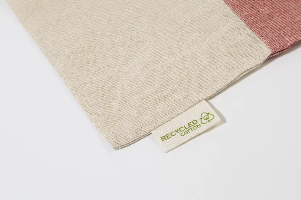 Konti cotton shopping bag Red