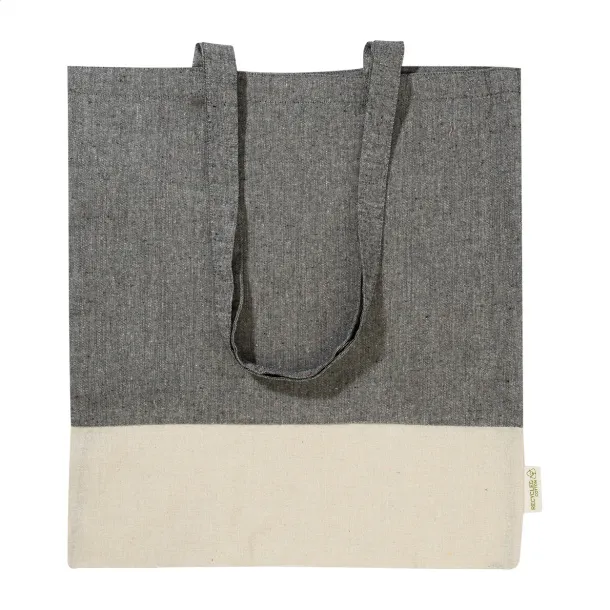 Konti cotton shopping bag Black