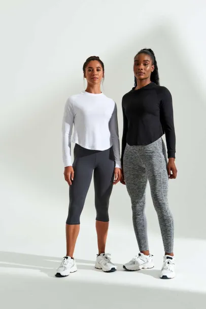  WOMEN'S CROSS BACK T - Just Cool Iron Grey