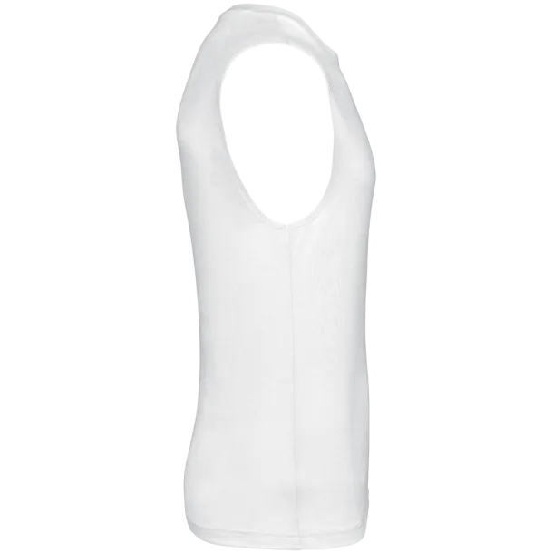  ECO-FRIENDLY MEN SLEEVELESS T-SHIRT - Kariban White