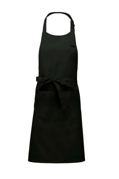  POLYESTER COTTON APRON WITH POCKET - Kariban Black