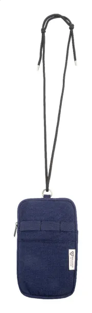 CanvaFon recycled canvas crossbody mobile bag Blue