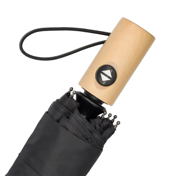 GRANTON kišobran s drvenom drškom, cca 19,3" Crna