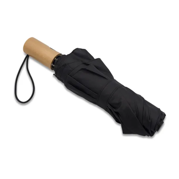 GRANTON umbrella with wooden handle Black