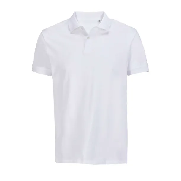 SOL'S PACIFIC unisex polo majica, 210 g/m² - SOL'S Bijela