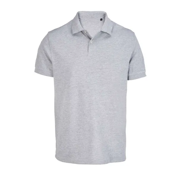 SOL'S PACIFIC unisex polo majica - SOL'S Grey Melange