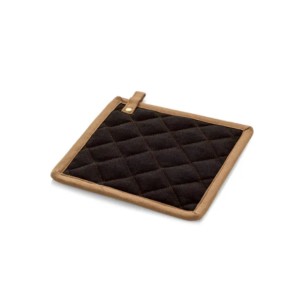 CLOVES Potholder in canvas cotton (275 g/m²) Black