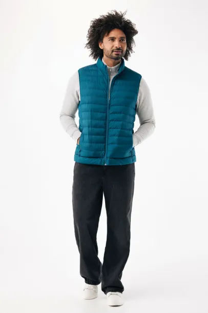  Iqoniq Meru men recycled polyester bodywarmer - iqoniq dark teal 