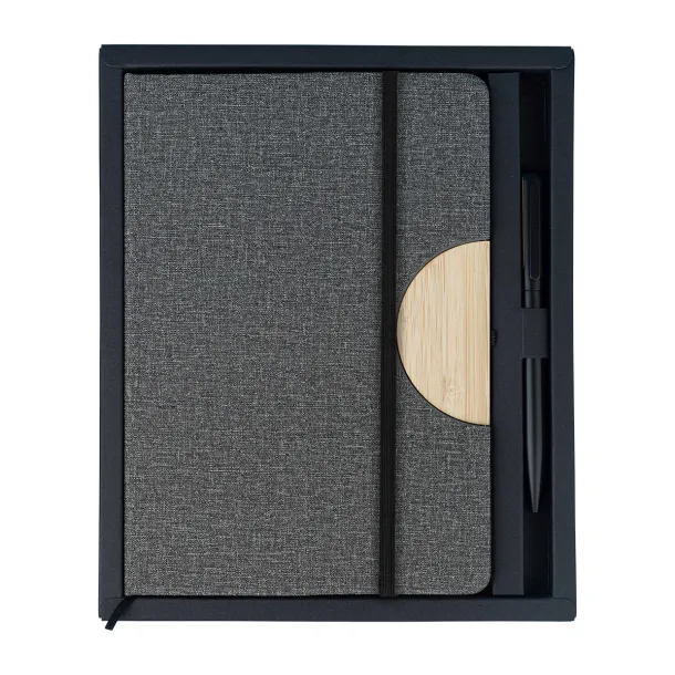 FOLD notepad and pen set Grey