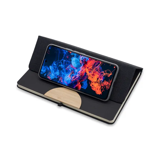 FOLD notepad and pen set Black