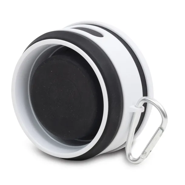 FLEXI folding silicone mug 350 ml Black