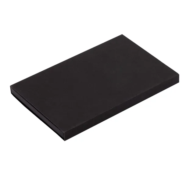 ABRANTES set of scrapbook and ballpoint pen Black