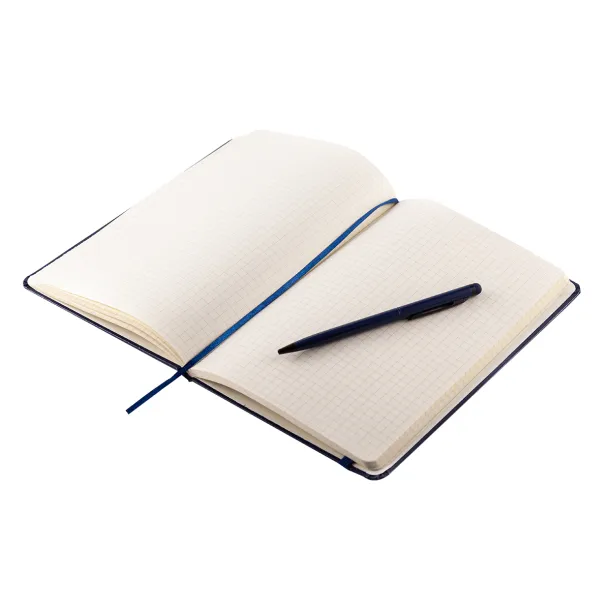 ABRANTES set notes i kemijska olovka, cca A5 Tamno plava