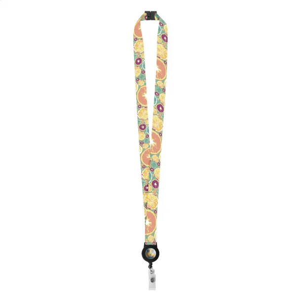 Subyard YoYo A Safe custom sublimation lanyard White