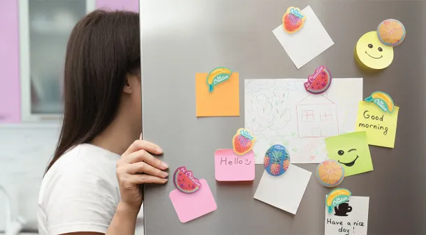 EpoFridgy personalizirani magnet za hladnjak Bijela