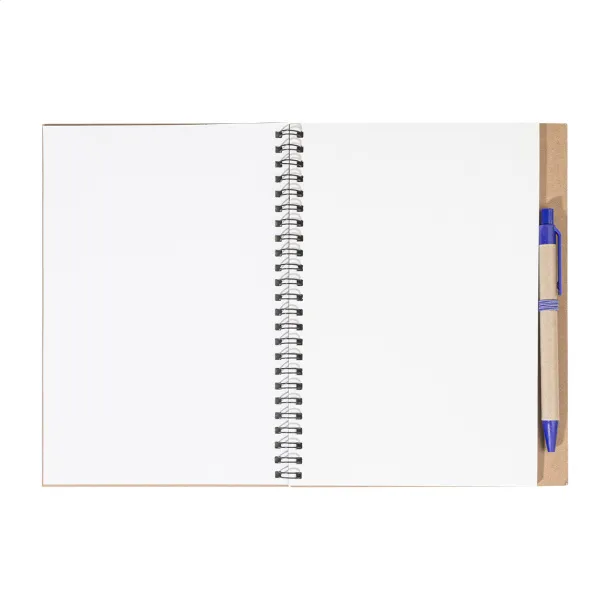 Platanus A5 notebook Dark blue Natural