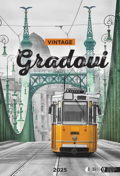  "VINTAGE GRADOVI" color kalendar Color