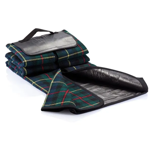  Tartan picnic blanket - XD Collection Black 