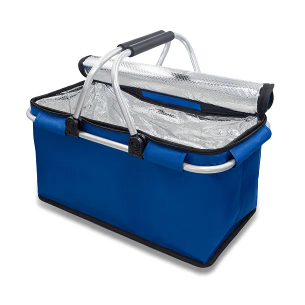 HURON insulated picnic basket Blue