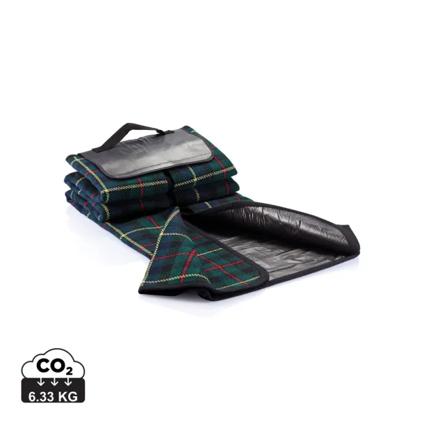  Tartan picnic blanket - XD Collection Black 