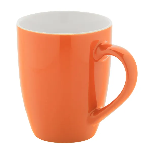 Gaia mug Orange White
