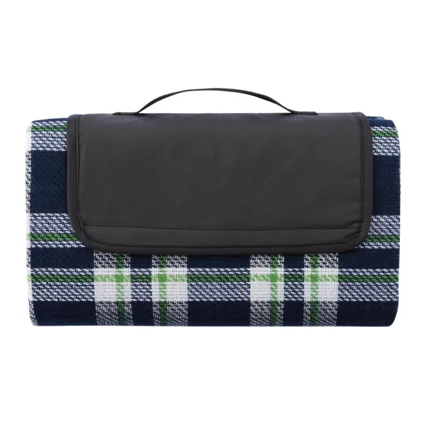  Tartan picnic blanket - XD Collection Navy Blue 