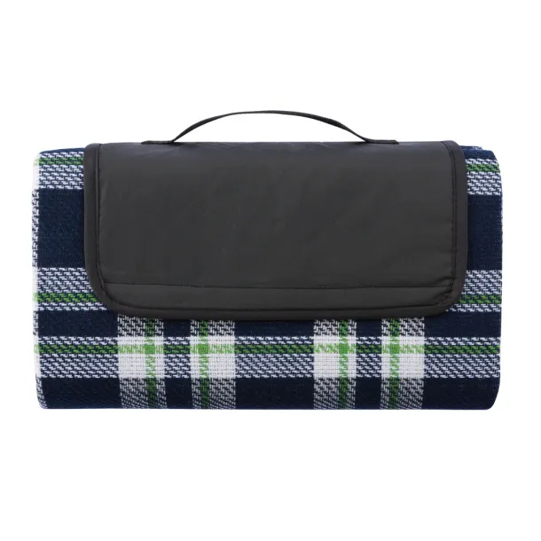  Tartan picnic blanket - XD Collection Navy Blue 