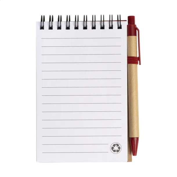 Platanus A6 blok s kemijskom olovkom Crvena Prirodna