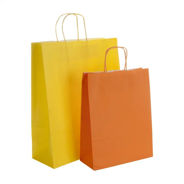 Mall paper bag Orange