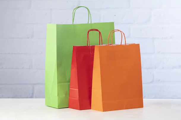 Mall paper bag Green