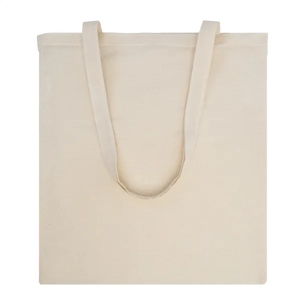 Longish 105 cotton shopping bag, 95 g/m² Natural