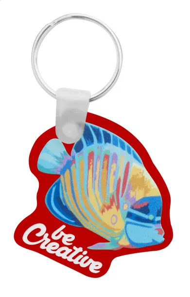 CreaFob custom made keyring Red