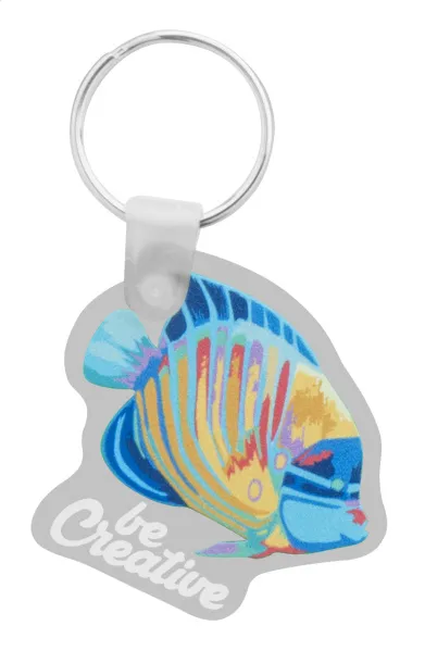 CreaFob custom made keyring White