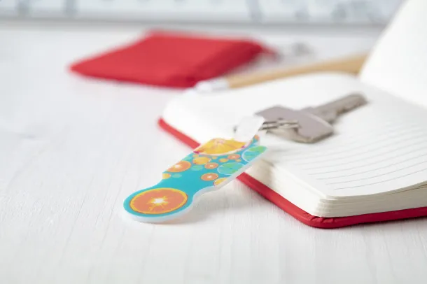 ColoCart trolley coin keyring White